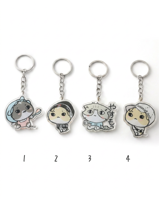 へちゃむくれバニー アクリルキーホルダー大|キャラクターが選べる